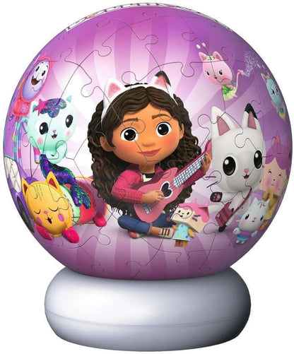 Ravensburger - Puzzle-Ball Nightlight Gabby`S Dollhouse 72P (12008059)