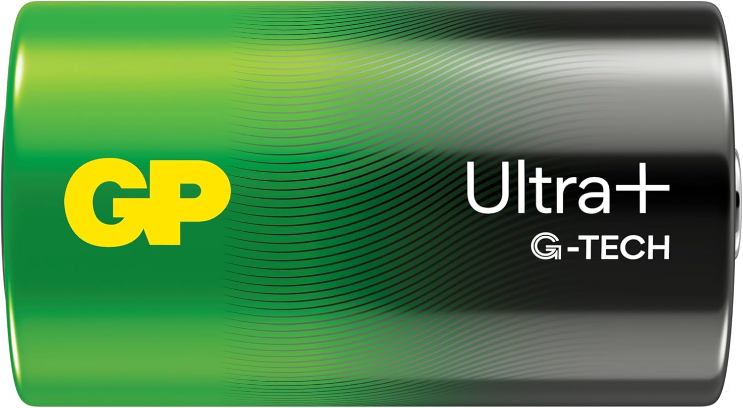 Gp - Ultra Plus Alkaline D-Batteri, 13A/Lr20, 2-Pack