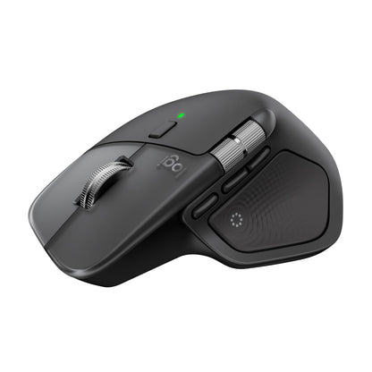 Logitech MX Master 4, Ergonomische draadloze muis met geavanceerde haptische feedback, ultrasnel scrollen, USB-C opladen, Bluetooth, Windows, MacOS - Space Zwart