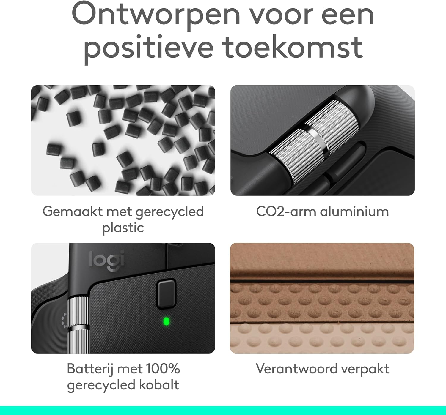 Logitech MX Master 4, Ergonomische draadloze muis met geavanceerde haptische feedback, ultrasnel scrollen, USB-C opladen, Bluetooth, Windows, MacOS - Space Zwart