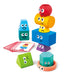 Hape Montessori Stacking Stones Colourful Educational Toy, Wooden Motor Skills Toy for Children from 12 Months