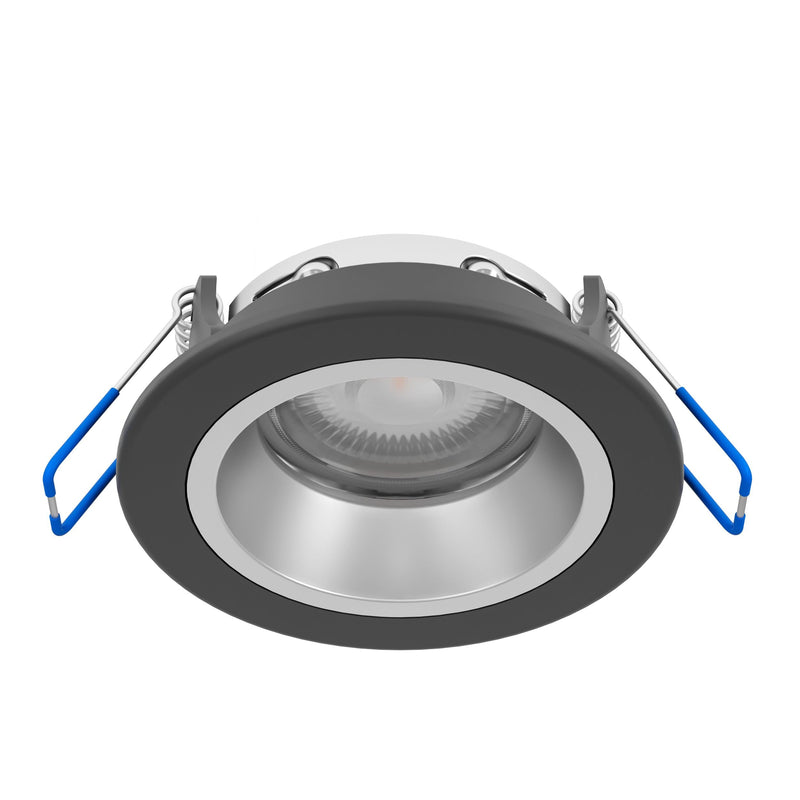 Eglo Connect-Z Yebra-Z Smart Recessed Spot – Black & Silver, Rgb + Tunable White, Zigbee, Matter & Thread Compatible