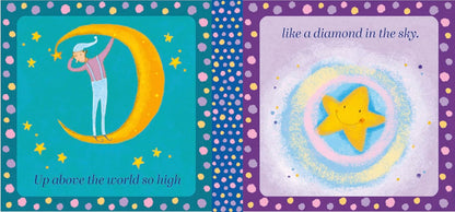 Twinkle Twinkle Little Star Cloth Book: Cloth Book with Teether, Mirror and Crinkle Pages