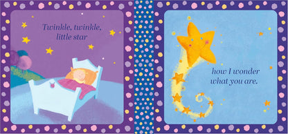 Twinkle Twinkle Little Star Cloth Book: Cloth Book with Teether, Mirror and Crinkle Pages