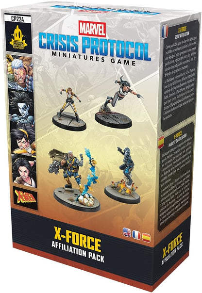Asmodee | Marvel: Crisis Protocol X-Force Affiliation Pack | Miniatures Tabletop Game | Ages 14+ | 2 Players | 90+ Minutes Playing Time