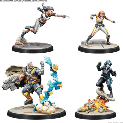 Asmodee | Marvel: Crisis Protocol X-Force Affiliation Pack | Miniatures Tabletop Game | Ages 14+ | 2 Players | 90+ Minutes Playing Time
