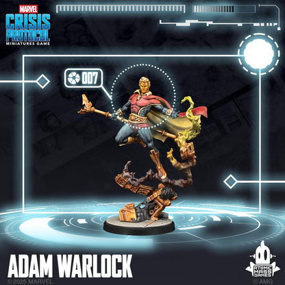 Asmodee | Marvel: Crisis Protocol Adam Warlock, Moondragon, Quasar Character Pack | Miniatures Game | Ages 14+ | 2 Players | 90 Minutes Playing Time