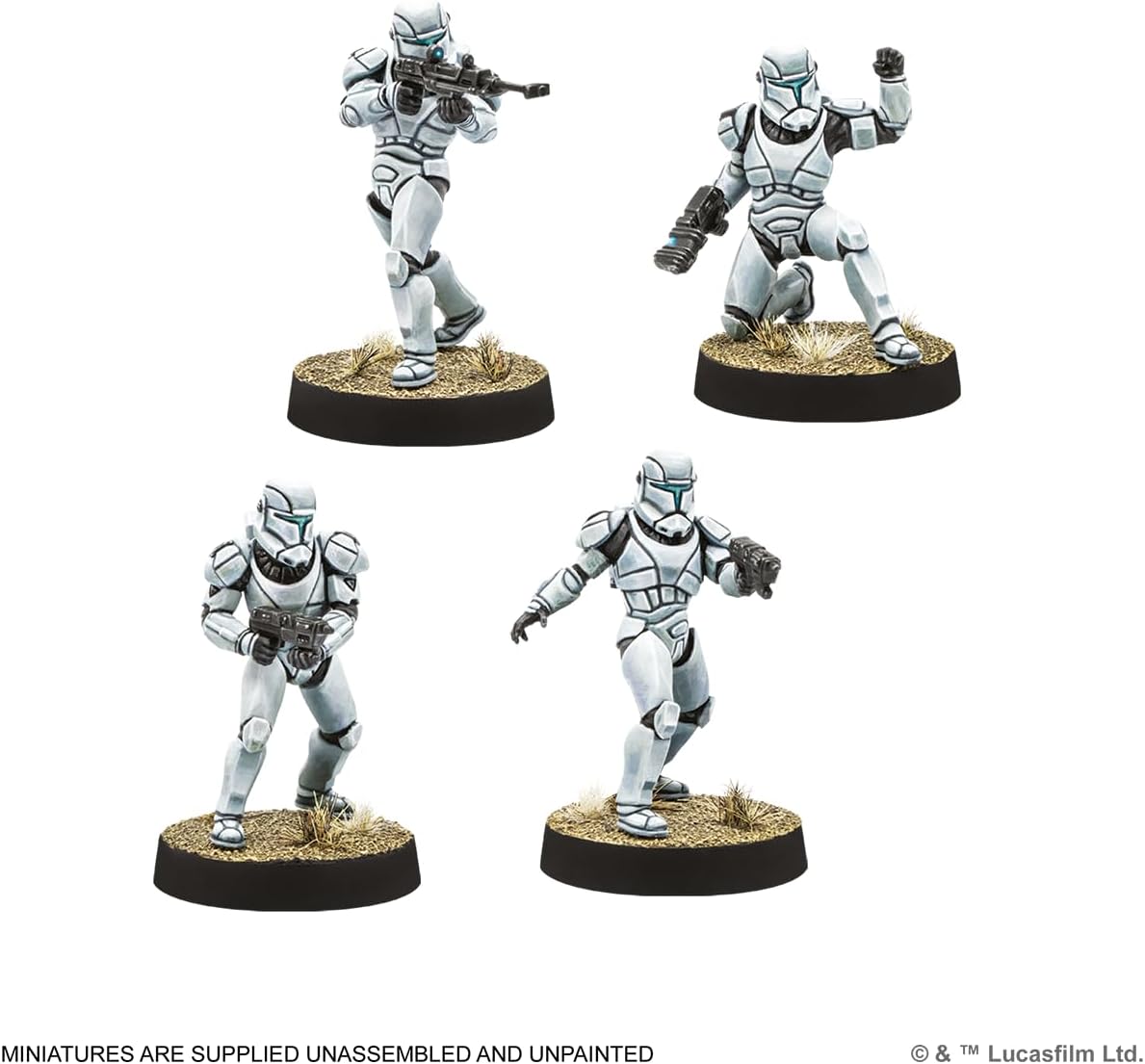 Asmodee | Star Wars Legion - Republic Clone Commandos | Tabletop Miniature Game | Ages 14+ | 2 Players | 90+ Minutes Playing Time