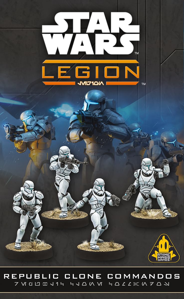 Asmodee | Star Wars Legion - Republic Clone Commandos | Tabletop Miniature Game | Ages 14+ | 2 Players | 90+ Minutes Playing Time