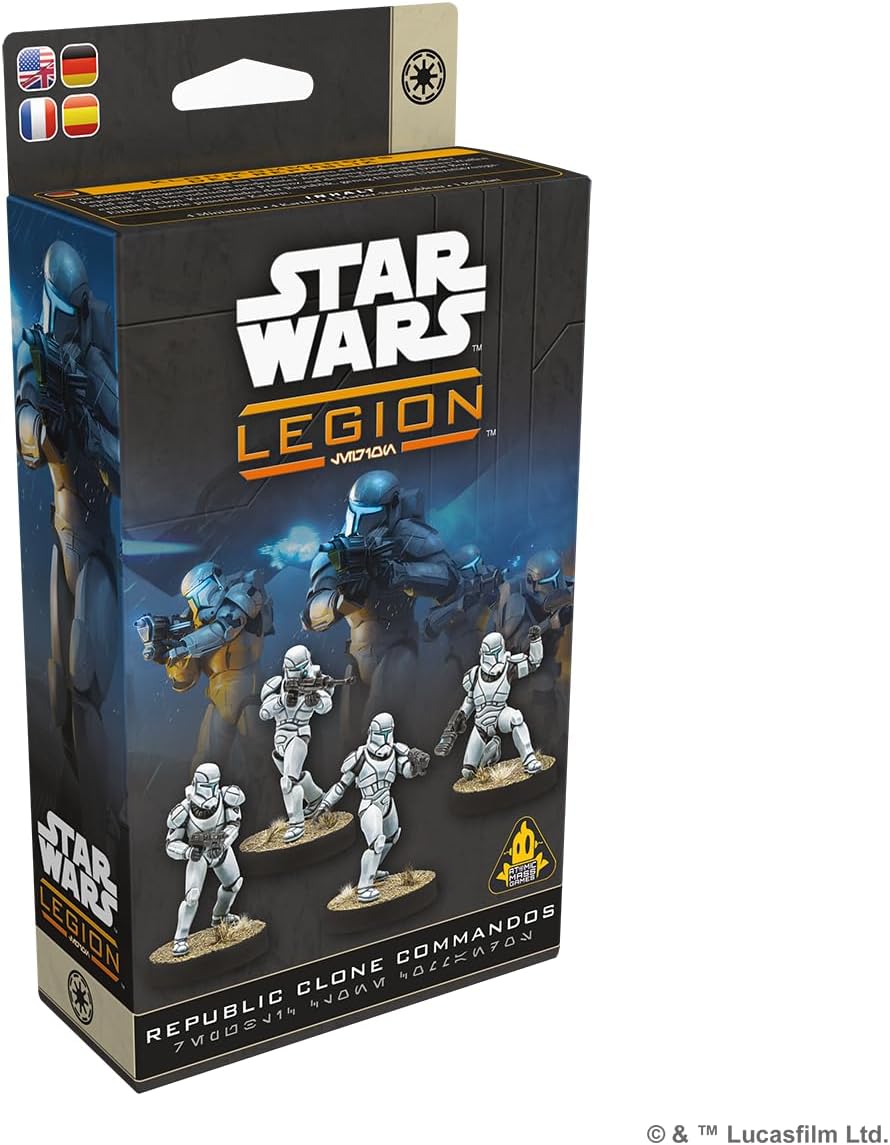Asmodee | Star Wars Legion - Republic Clone Commandos | Tabletop Miniature Game | Ages 14+ | 2 Players | 90+ Minutes Playing Time