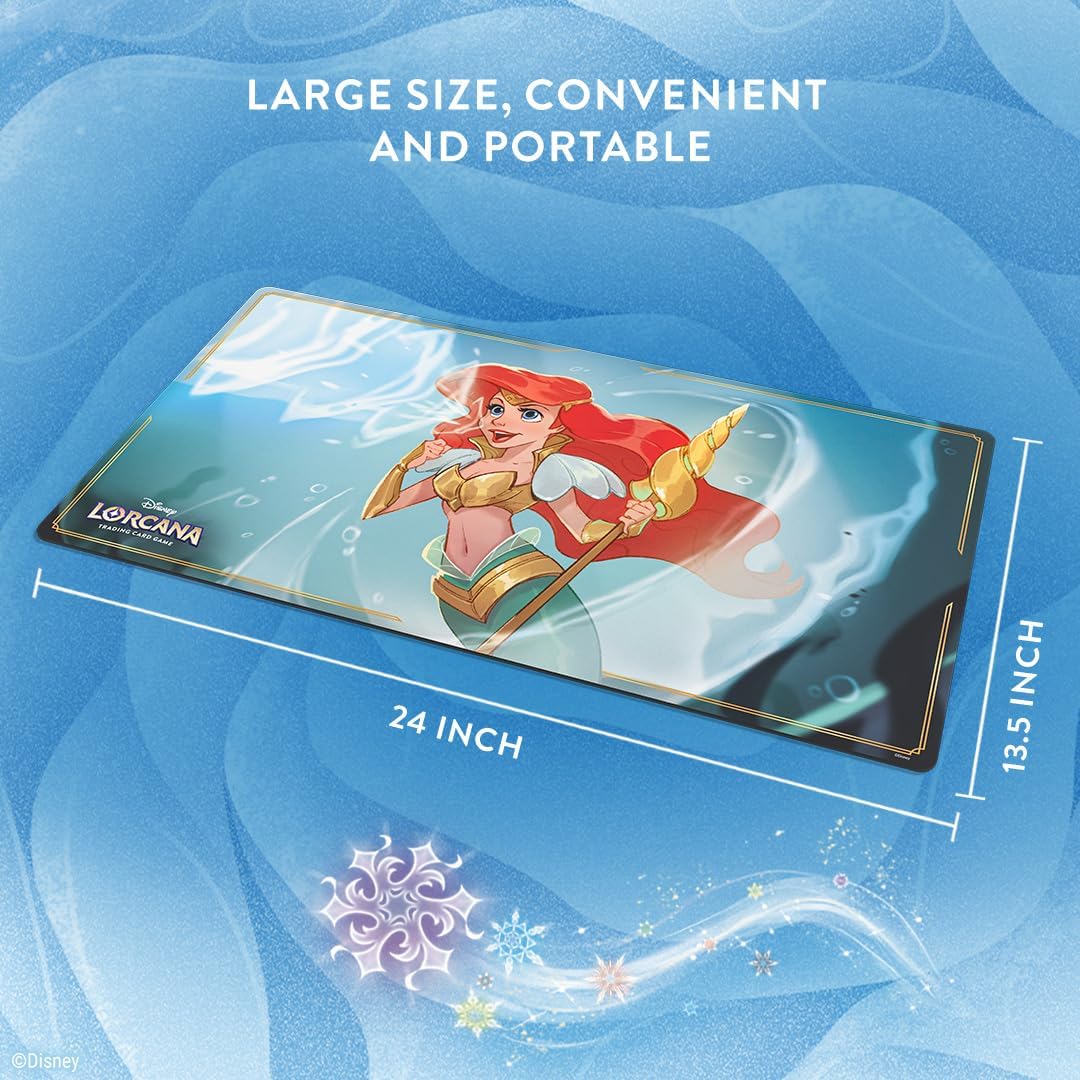 `Disney Lorcana Tcg: Winterspell Ariel, Sonic Warrior Playmat`