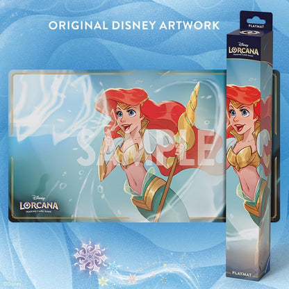 `Disney Lorcana Tcg: Winterspell Ariel, Sonic Warrior Playmat`