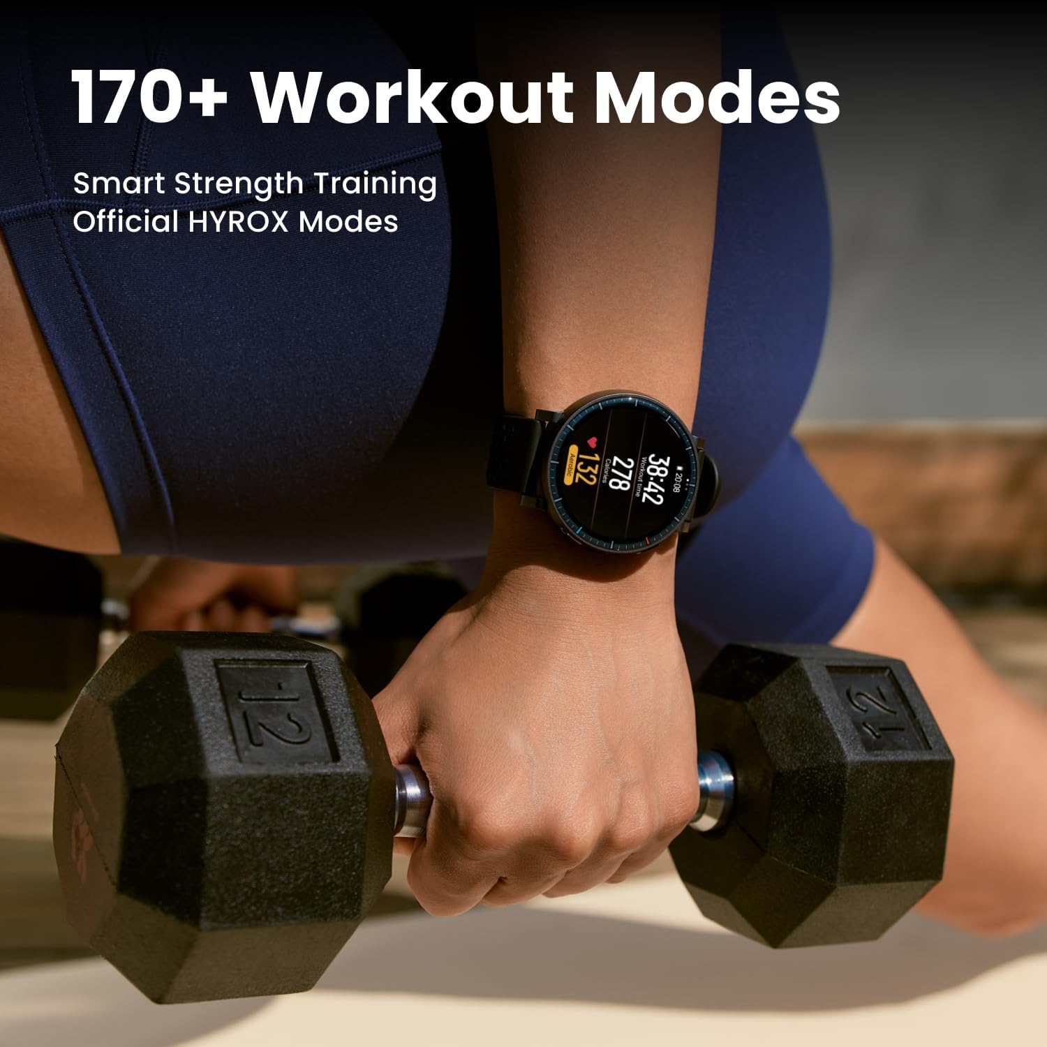 Amazfit Active Max Smart Watch 1.5" AMOLED Display, 25-Day Battery, Offline Map, NFC, GPS, 4GB Storage, 170+ Sport Modes, 5 ATM Water Resistant, Heart Rate & Sleep Fitness Tracker for Android & iPhone
