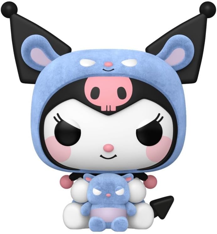 Pop! Animation: Kuromi as Baku Flocked #111 Sanrio Vinyl Figure Limited Edition