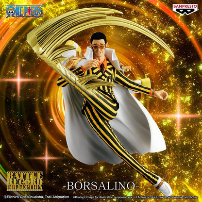 Banpresto Borsalino BP29645P One Piece Action Figure, Battle Record Collection, 19 cm, Multicoloured, Ideal for Anime Fans