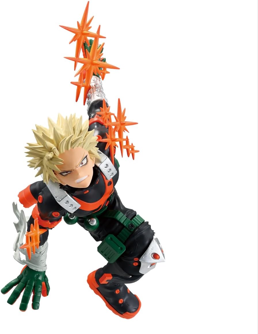 Banpresto Katsuki Bakugo My Hero Academia Action Figure 13 cm, BP29666P Multicolor, Collectible Figure, Optimo for Anime My Hero Academia Fans