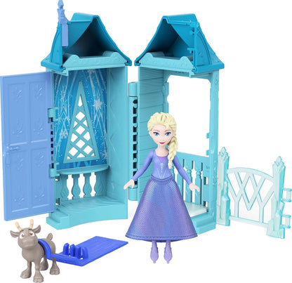 Mattel Disney Frozen Toys, piccola bambola Arendelle con 5 sorprese tra cui bambola, figura di amico e 3-4 accessori villaggio (gli stili possono variare