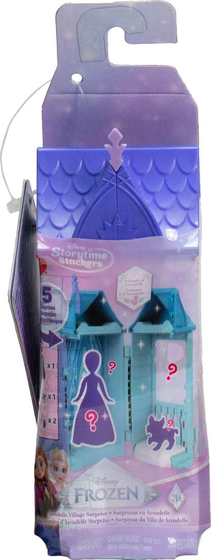 Mattel Disney Frozen Toys, piccola bambola Arendelle con 5 sorprese tra cui bambola, figura di amico e 3-4 accessori villaggio (gli stili possono variare