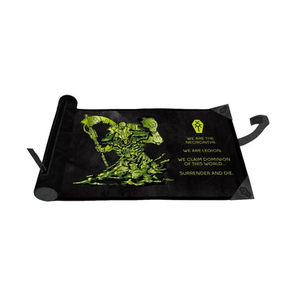 Premium Necrons Foil Dice Scroll for Warhammer 40,000 by Ultra PRO