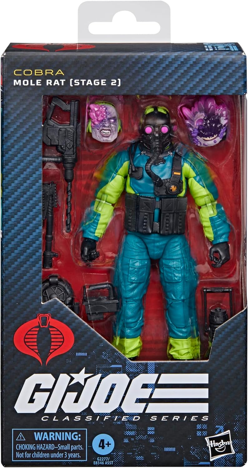 G.I. Joe Classified Series 190, Mole Rat (Stage 2) Action-Figur (15 cm