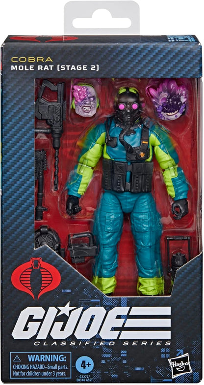 G.I. Joe Classified Series 190, Mole Rat (Stage 2) Action-Figur (15 cm