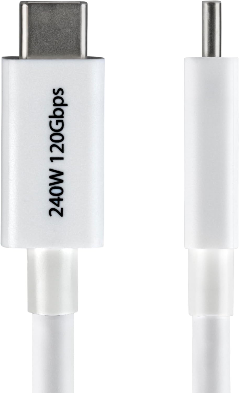 StarTech Cavo Thunderbolt 5 da 80 cm, 80 Gbps (fino a 120 Gbps), PD 240 W, 8K 60Hz, Cavo Thunderbolt Certificato compatibile con TB4 / USB4 / USB-C; Bianco