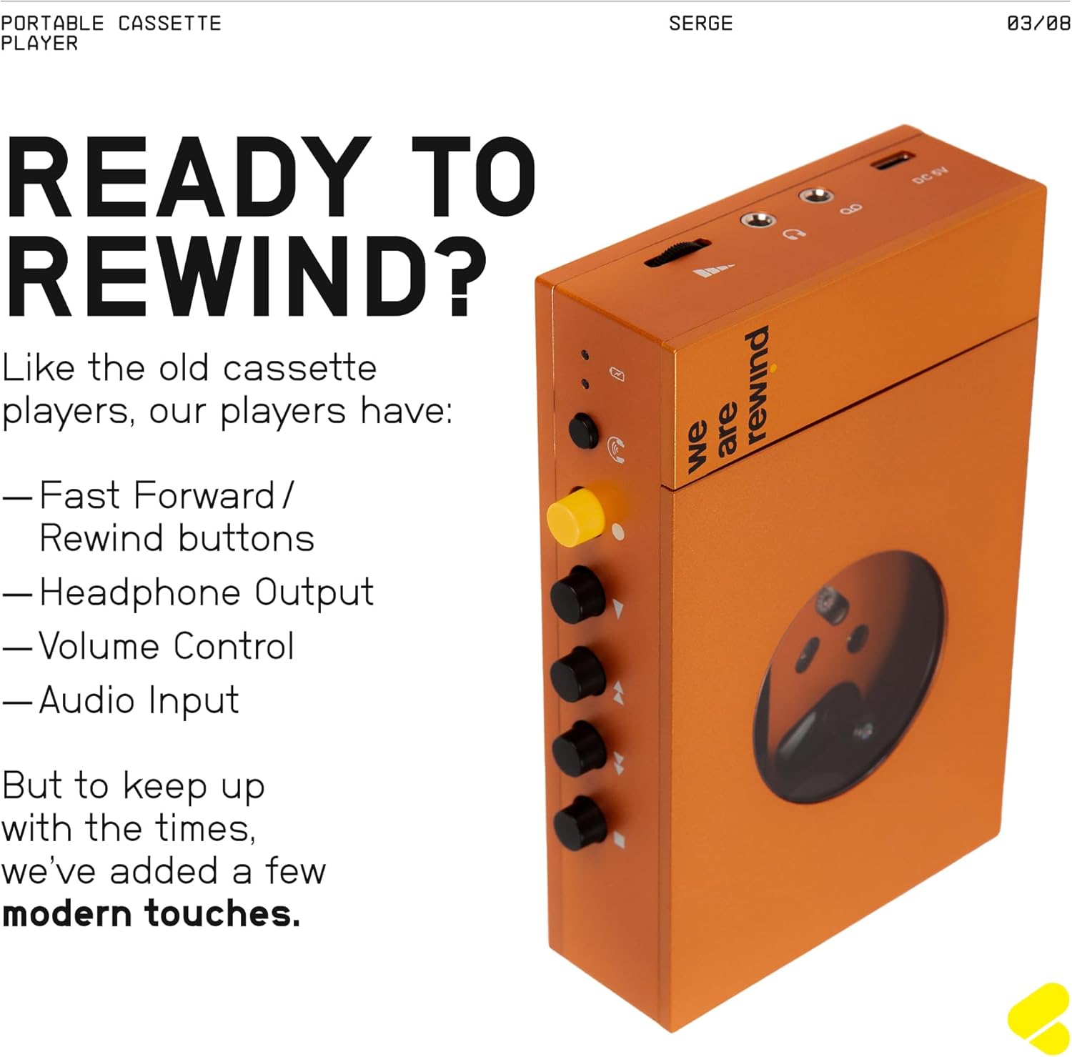 We Are Rewind - Cassette Player Recorder