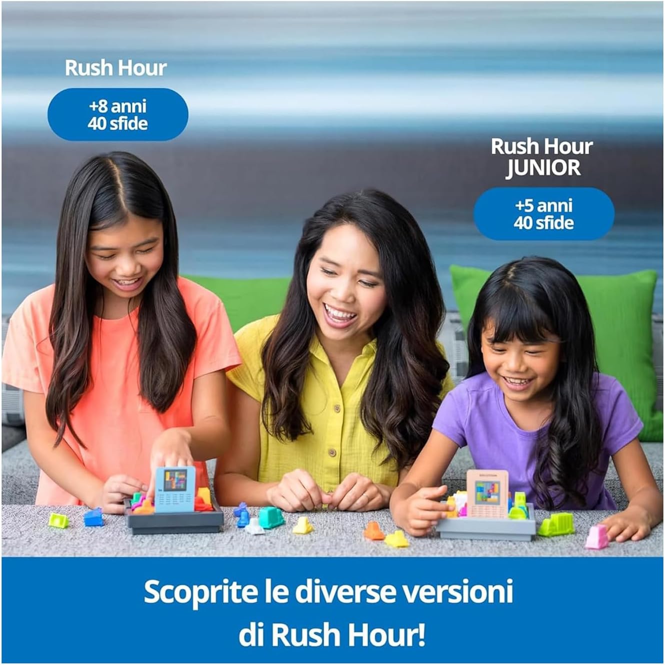 ThinkFun - Rush Hour spel | bordspellen voor kinderen | 40 uitdagingen | jongen en meisje + 8 jaar | cadeau-ideeën | spelletjes kinderen + 8 jaar