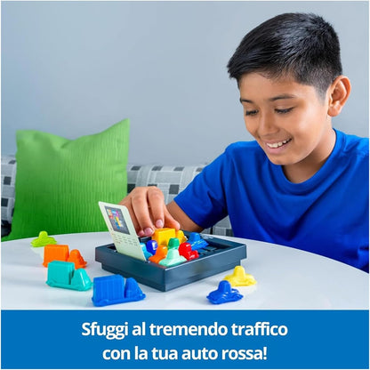 ThinkFun - Rush Hour spel | bordspellen voor kinderen | 40 uitdagingen | jongen en meisje + 8 jaar | cadeau-ideeën | spelletjes kinderen + 8 jaar