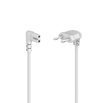 Hama 2-Pole Power Cable With Angled Euro 8 Plug