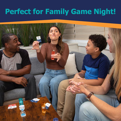 PlayMonster Swallow Your Words | Can You Speak With Your Mouth Full Of Water? | Fun Family Game | Party Game | For Ages 8+