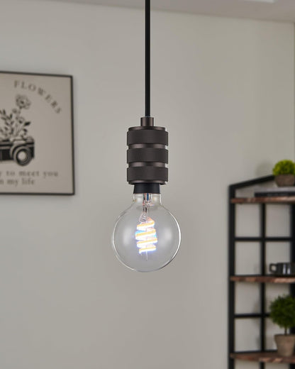 Eglo Connect-Z E27 Led G80 – Smart Spiral Globe Bulb With Rgb & White, Zigbee, Matter & Thread