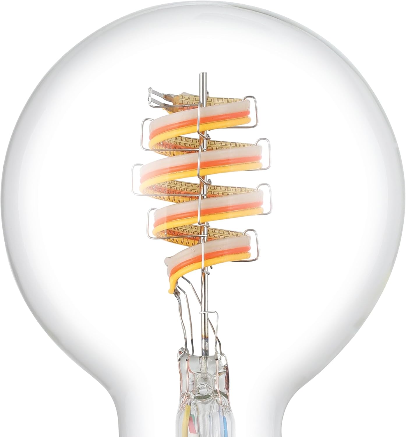 Eglo Connect-Z E27 Led G80 – Smart Spiral Globe Bulb With Rgb & White, Zigbee, Matter & Thread