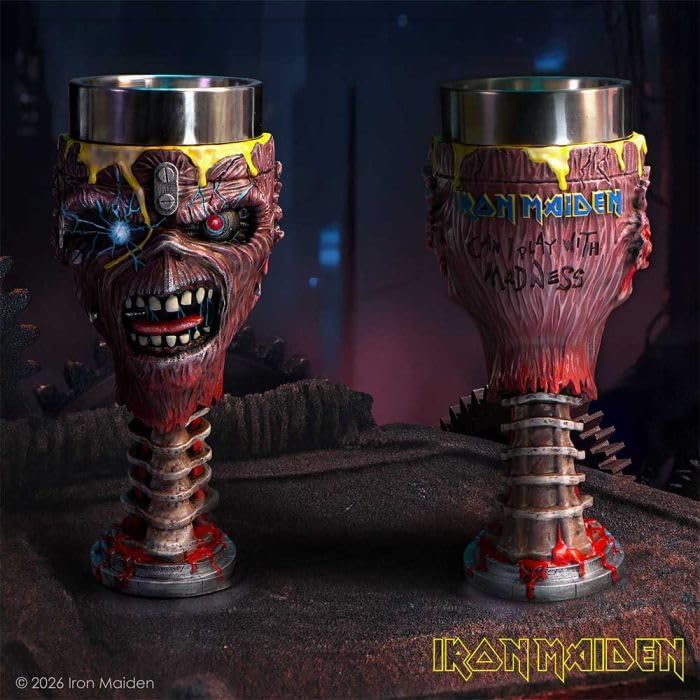 Nemesis Now Iron Maiden Can I Play With Madness Goblet