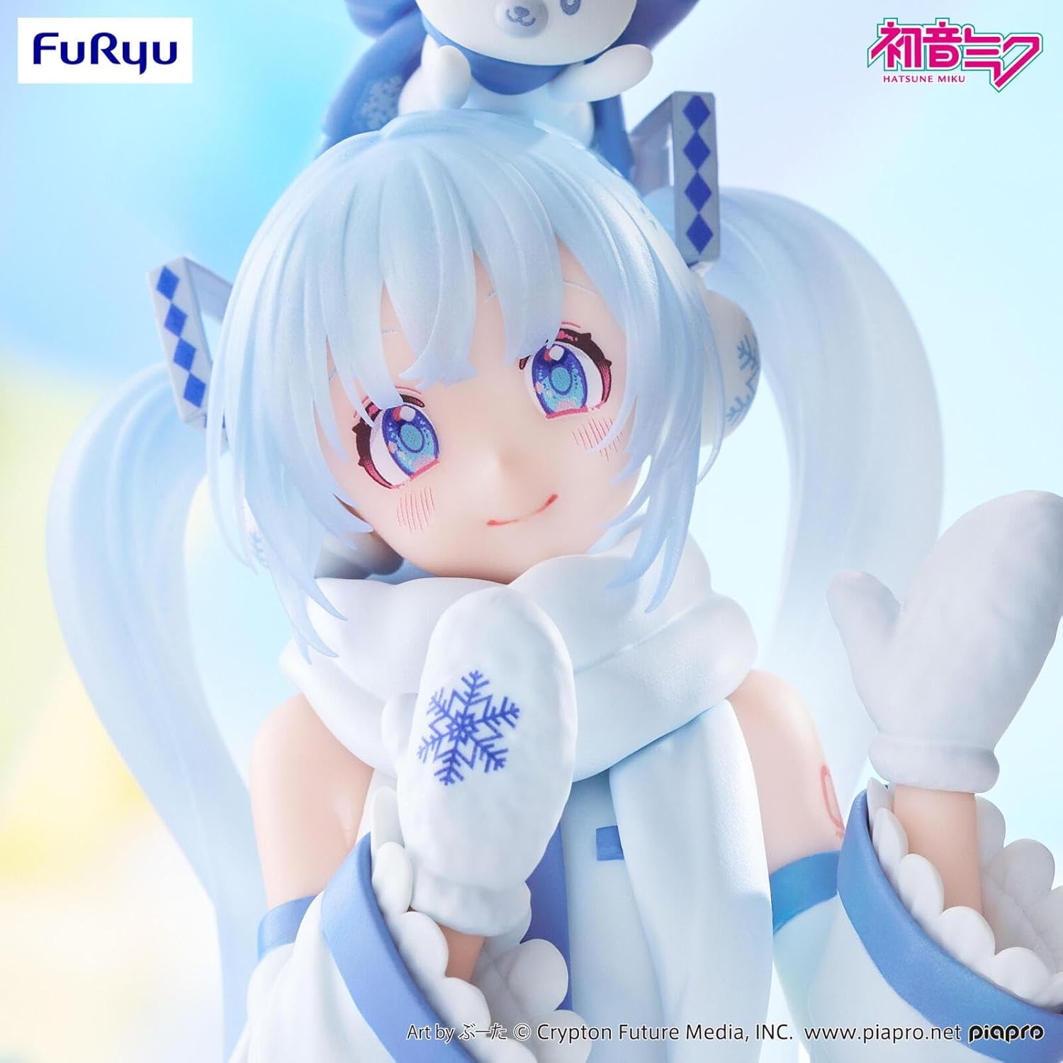 Hatsune Miku Snow Miku Sky Town 10th Anniversary Version Figura 10 cm Hatsune Miku Noodle Stopper