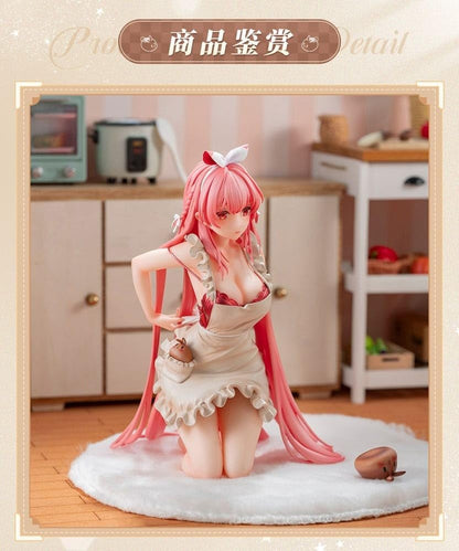 AniMester White Rabbit Rosu Grembiule Ver., Scala 1/7 PVC & ABS Dipinto Figura Completa
