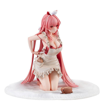AniMester White Rabbit Rosu Grembiule Ver., Scala 1/7 PVC & ABS Dipinto Figura Completa