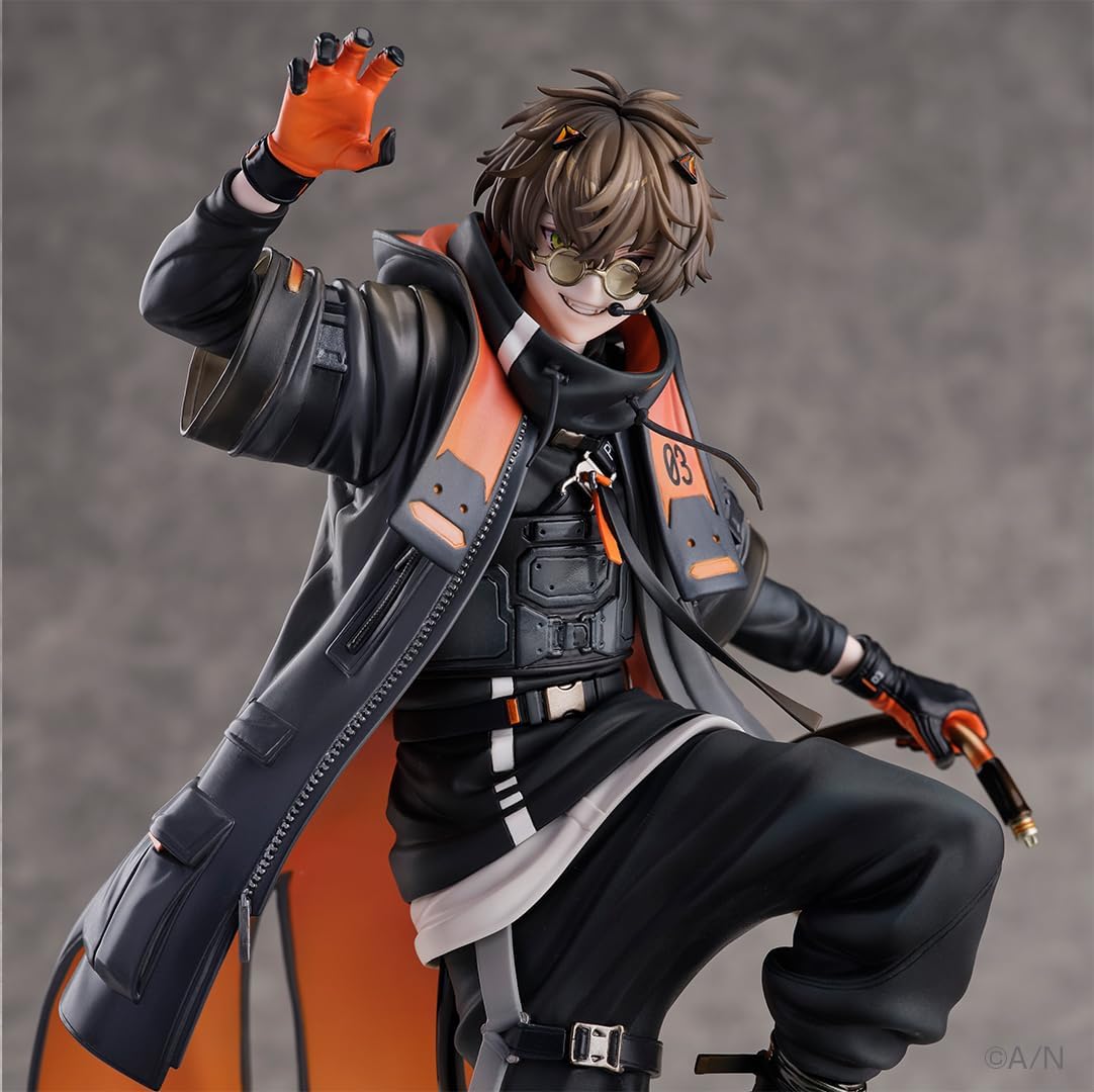 NIJISANJI_EN - Statuetta Albert Knocks in scala 1/7, circa 260 mm, PVC e ABS, dipinta e assemblata