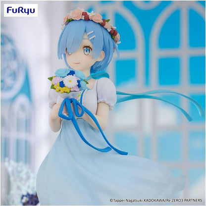 Re:Zero Starting Life In Another World Trio-Try-It Pvc Statue Rem Bridesmaid 21 Cm