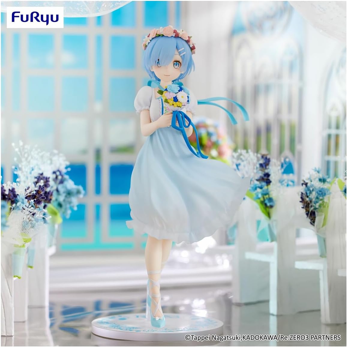 Re:Zero Starting Life In Another World Trio-Try-It Pvc Statue Rem Bridesmaid 21 Cm