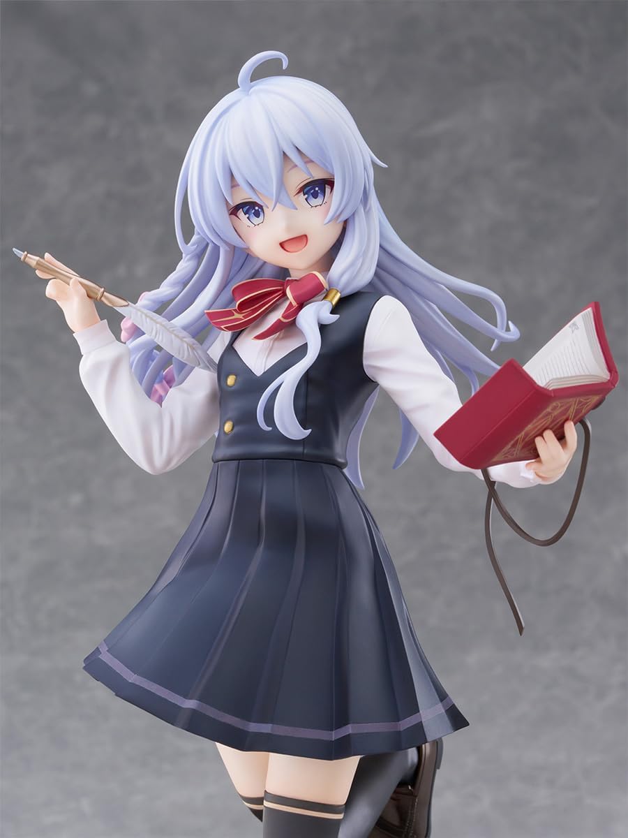 FuRyu Corporation-Wandering Witch: The Journey of Elaina-TENITOL Tall Elaina School Uniform ver Figure