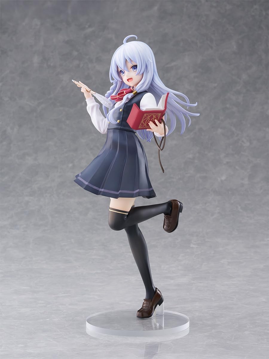 FuRyu Corporation-Wandering Witch: The Journey of Elaina-TENITOL Tall Elaina School Uniform ver Figure