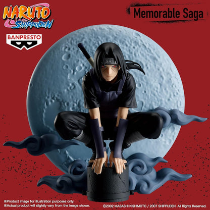 BANPRESTO Itachi Uchiha Naruto Shippuden Memorable Saga Special Action Figure, 13 cm, BP29614P, Multicoloured, Collectable Figure, Ideal for Anime Fans