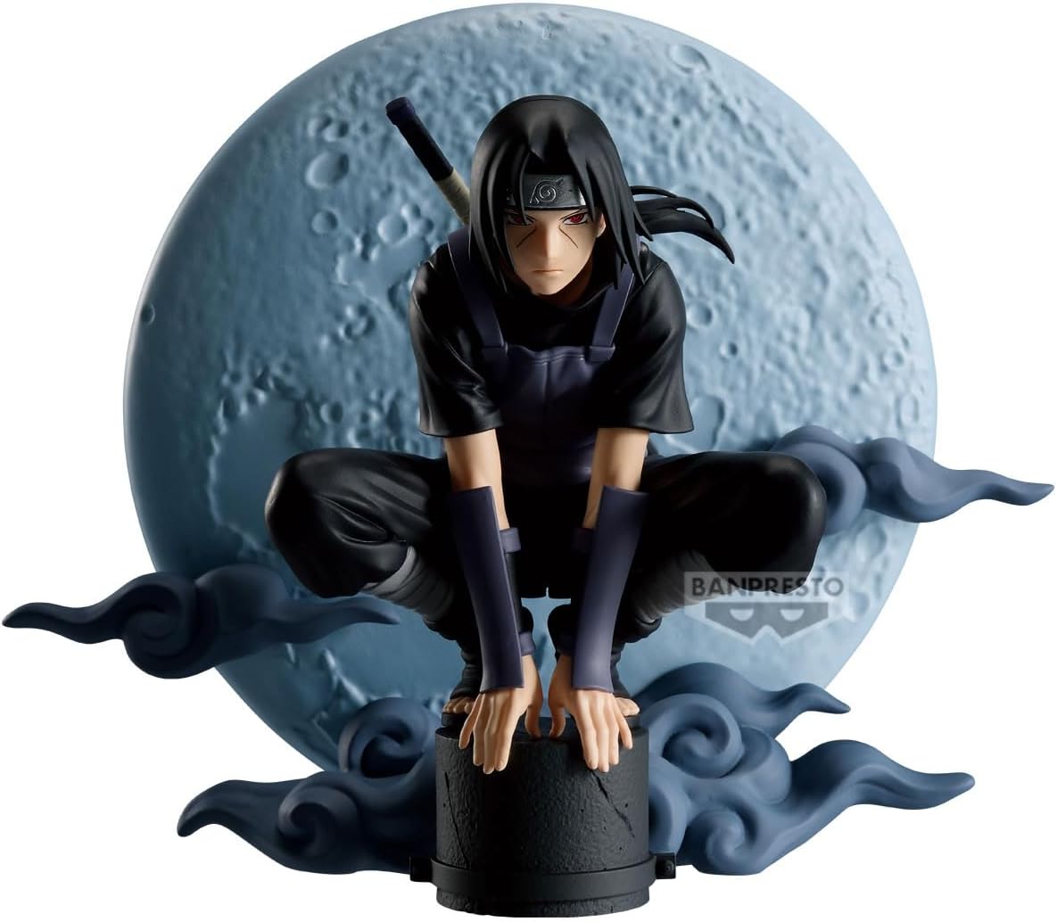 BANPRESTO Itachi Uchiha Naruto Shippuden Memorable Saga Special Action Figure, 13 cm, BP29614P, Multicoloured, Collectable Figure, Ideal for Anime Fans