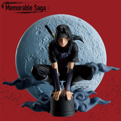 BANPRESTO Itachi Uchiha Naruto Shippuden Memorable Saga Special Action Figure, 13 cm, BP29614P, Multicoloured, Collectable Figure, Ideal for Anime Fans