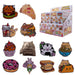 Fuzzballs Mystery Pin Badge CDU – x12 simpatici badge stile anime in scatole cieche di spille smaltate da collezione e include una rara spilla dorata "Will Work 4 Treats"