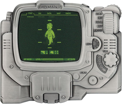FaNaTtik Fallout Pip-Boy Linsenrasterbarren in limitierter Auflage – spezielles nummeriertes Metall-Sammelstück von Vault-Tec – offiziell lizenziert (5000 weltweit