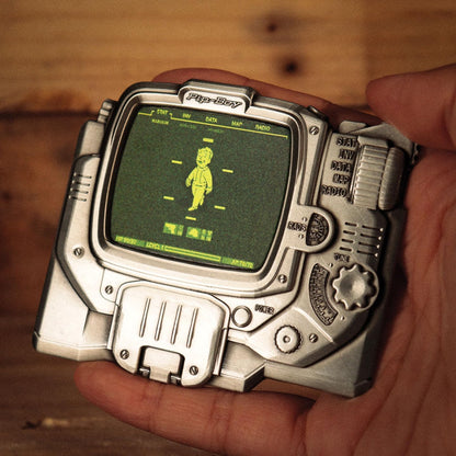 FaNaTtik Fallout Pip-Boy Linsenrasterbarren in limitierter Auflage – spezielles nummeriertes Metall-Sammelstück von Vault-Tec – offiziell lizenziert (5000 weltweit