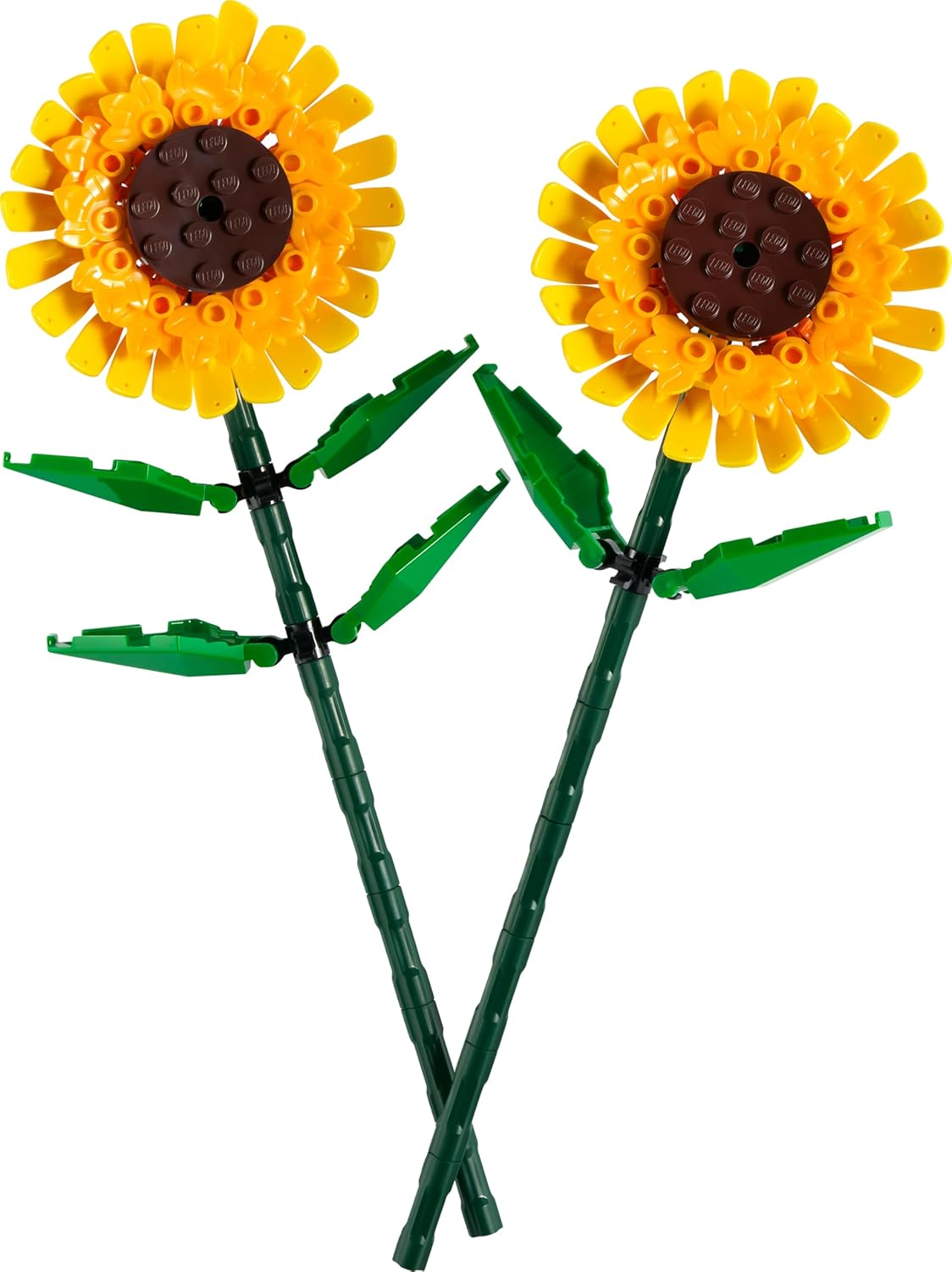 LEGO Botanicals Sunflowers - Yellow Faux Flowers Building Set - Desk Decoration or Floral Bouquet Home Decor - Gift for 8+ Year Old Girls, Boys and Teenagers - Botanical Collection - 40524