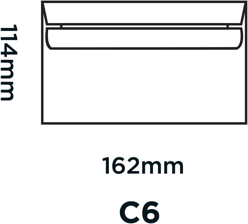 Blake Purely Everyday C6 114 x 162 mm 90 gsm Self Seal Wallet (2602/50 PR) White - Pack of 50